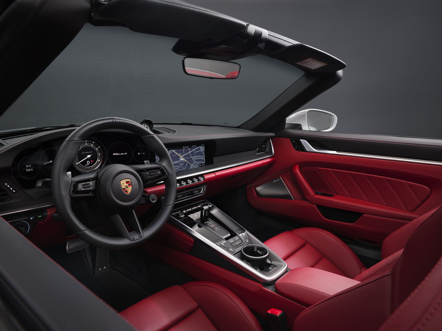 The Porsche 911 Turbo S Cabriolet Interior