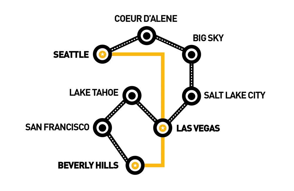 goldRush 2019 Route